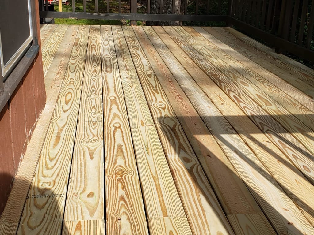 Erin Decking Replacement and Stain.